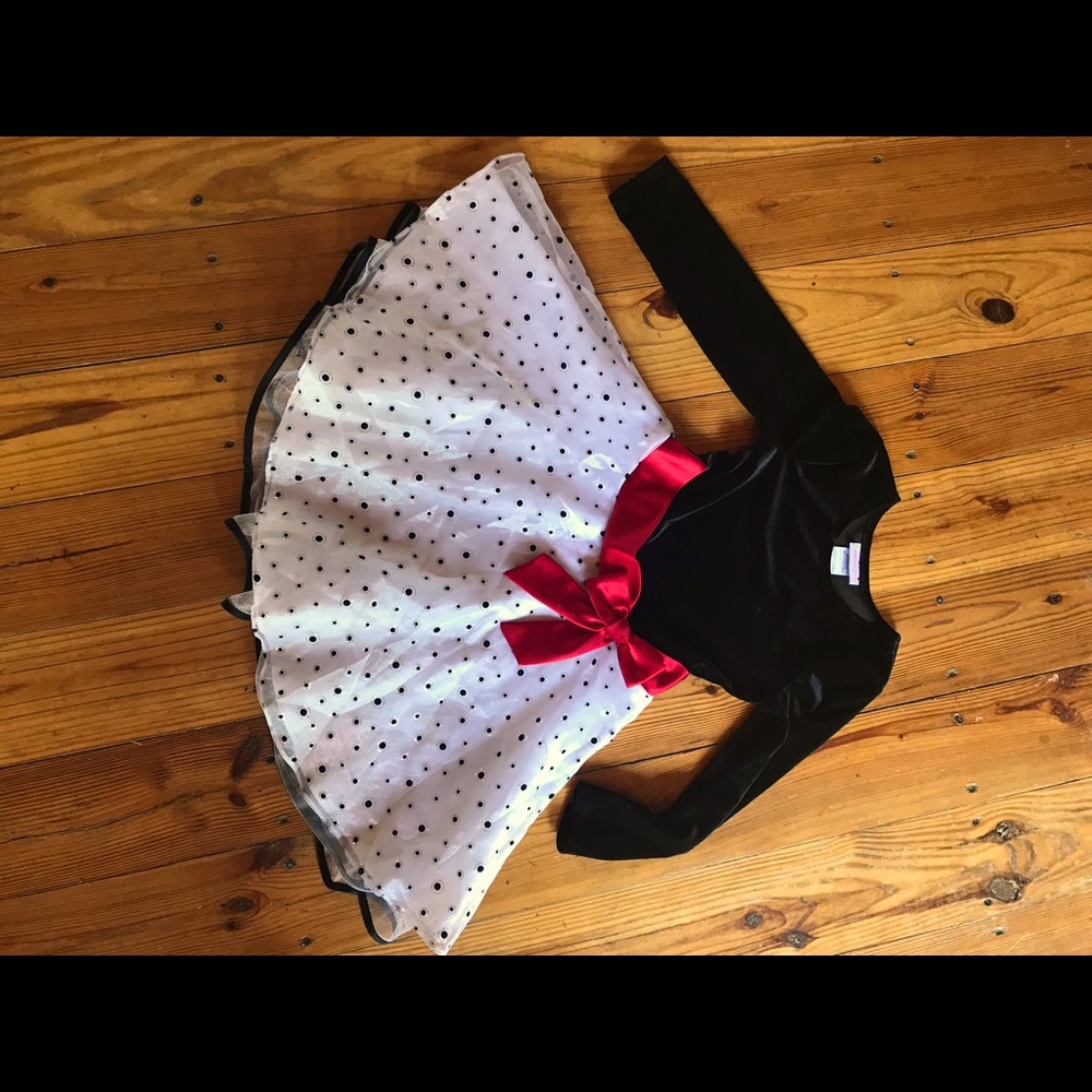 EUC girl’s velvet and tulle party dress
